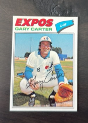 Gary Carter graded 6 & below