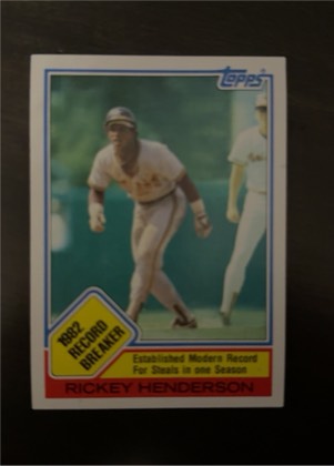 Rickey Henderson, graded 7.5