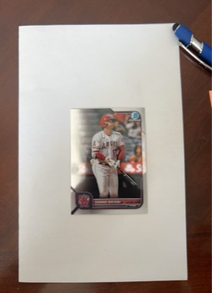 Shohei Ohtani, graded 8.0
