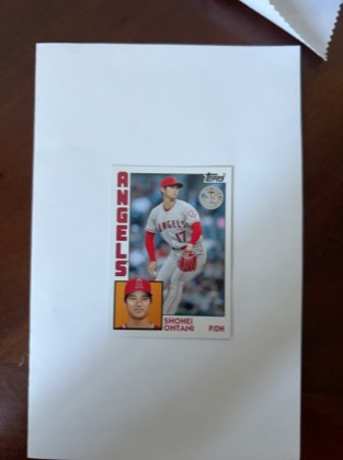 Shohei Ohtani, graded 8.0