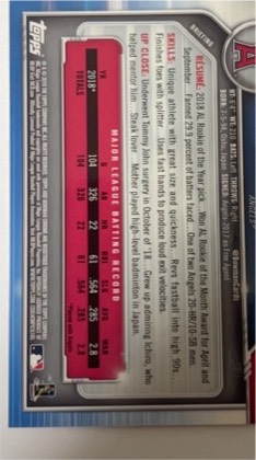 Shohei Ohtani, graded 9.0