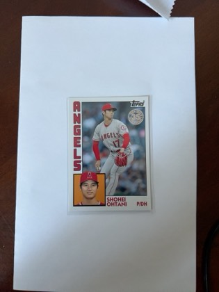 Shohei Ohtani, graded 7.5