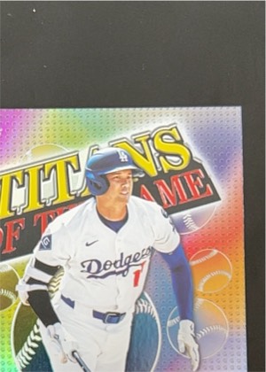 2026 Topps Titans of the Game Shohei Ohtani Refractor, graded 9.0