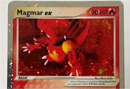 Magmar ex, graded 9.0