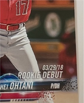 Shohei Ohtani, graded 9.5