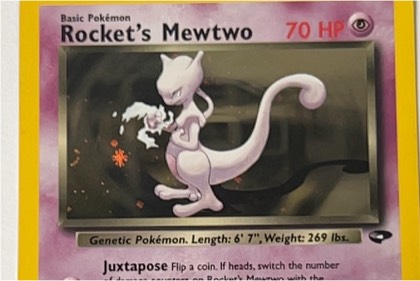 Rocket's Mewtwo, graded 7.0