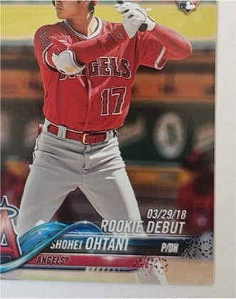 Shohei Ohtani graded 8.5