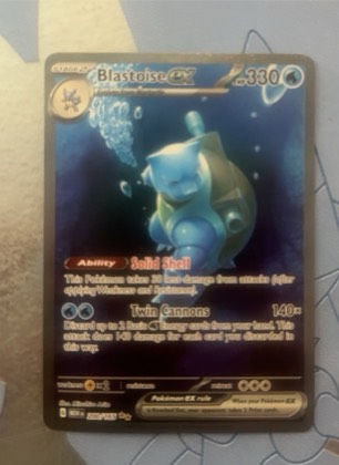 Blastoise ex, graded 9.5