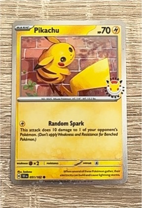 Pikachu, graded 5.5