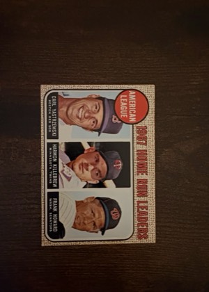 Carl Yastrzemski / Harmon Killebrew / Frank Howard, graded 8.0