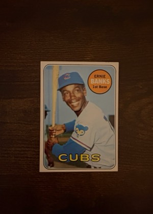 Ernie Banks, graded 8.5
