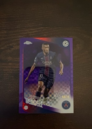 2025/26 Topps Chrome UEFA Champions League Ousmane Dembélé, graded 9.0