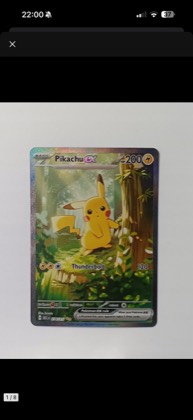 Pikachu ex, graded 9.5