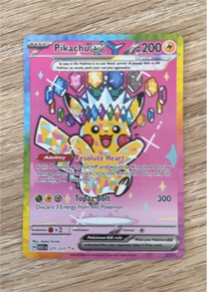Pikachu ex, graded 8.5