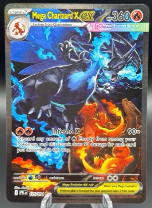 Mega Charizard X ex, graded 9.5