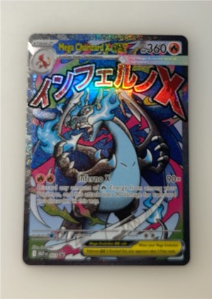 Mega Charizard X ex - 023 graded 6 & below