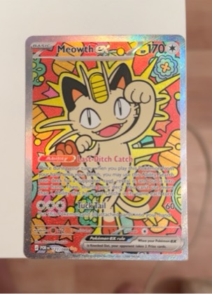 Meowth ex, graded 10.0