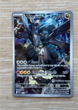 N's Zekrom - 031 (Pokemon Center Exclusive), graded 9.5