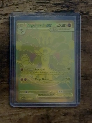 Mega Lucario ex, graded 9.0