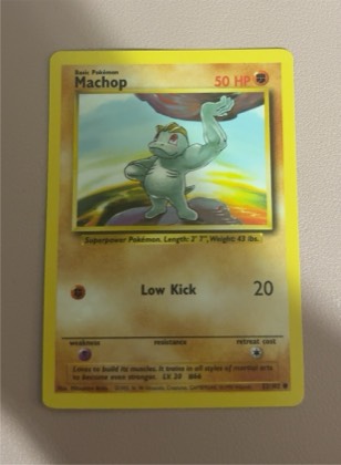Machop, graded 8.5