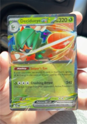 Decidueye ex, graded 8.5