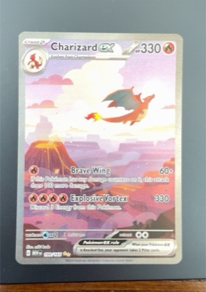 Charizard ex, graded 9.5