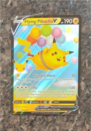 Flying Pikachu V, graded 9.0