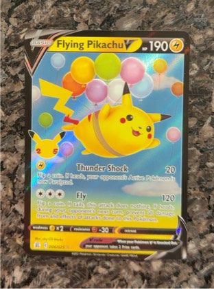 Flying Pikachu V, graded 9.0