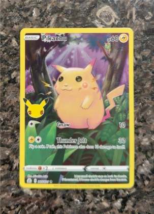 Pikachu, graded 8.5
