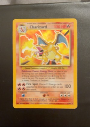 Charizard, graded 5.0