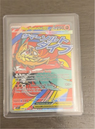 Mega Hawlucha ex - 268/217 graded 9.5