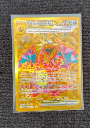 Charizard ex, graded 9.5