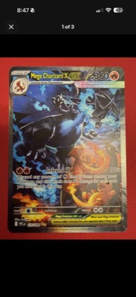 Mega Charizard X ex, graded 9.0
