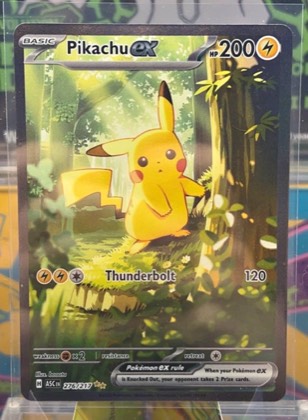 Pikachu ex, graded 9.5