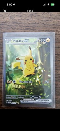 Pikachu ex, graded 9.5