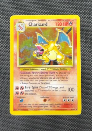 Charizard, graded 2.5