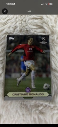 Cristiano Ronaldo, graded 9.5