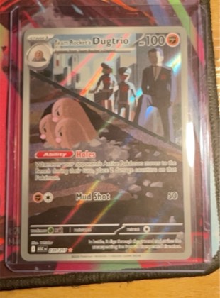 Team Rocket's Dugtrio, graded 9.5