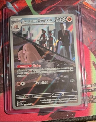 Team Rocket's Dugtrio, graded 9.5