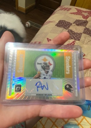 2025 Panini Donruss Optic Roman Wilson, graded 9.0