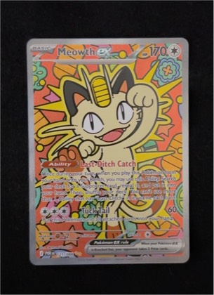 Meowth ex, graded 9.5