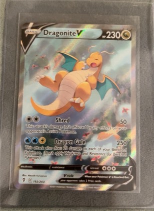 Dragonite V (Alternate Full Art), graded 9.5