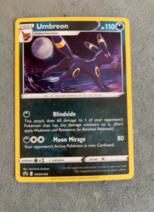 Umbreon - SWSH129 graded 9