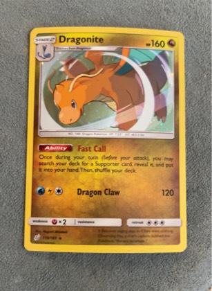 Dragonite, graded 9.5