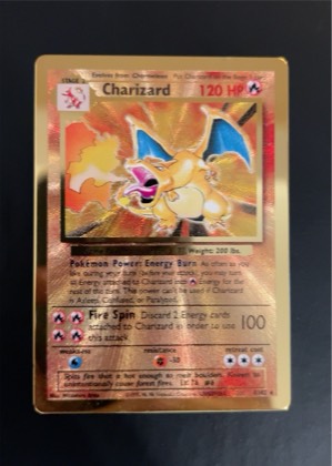 Charizard, graded 3.0