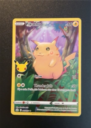 Pikachu graded 7