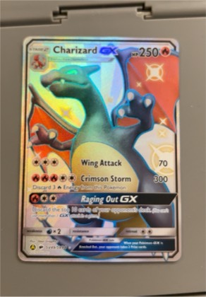 Charizard GX, graded 9.5
