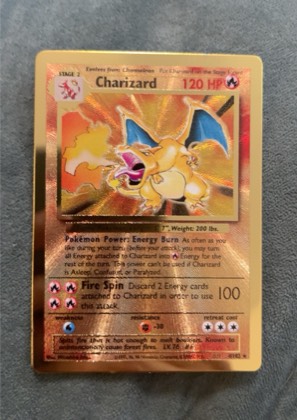 Charizard graded 7