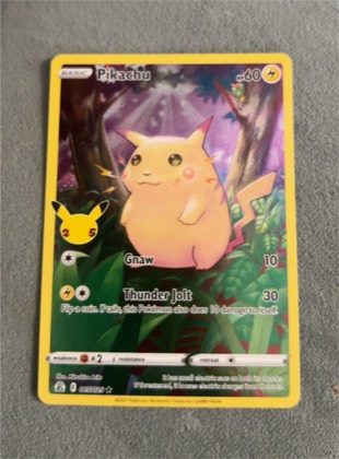 Pikachu, graded 10.0