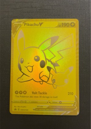 Pikachu V - SWSH145, graded 10.0